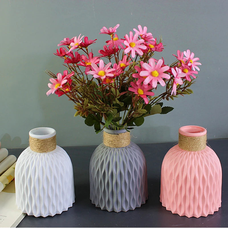 Vase en céramique imitation moderne Kelsey : une élégance sans effort pour votre maison