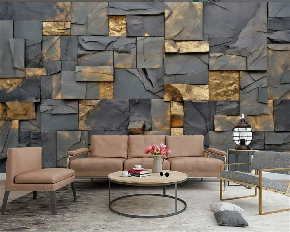 Ella's Customized Modern Chinese Abstract Art Wallpaper: Elevate Your Home Decor