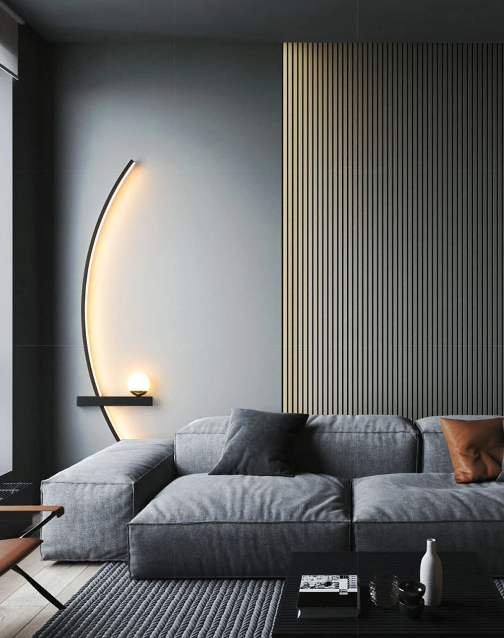 Home Deco Modern LED Moon Wall Lamp