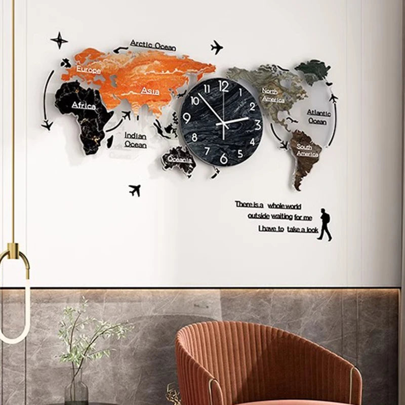 Daphne Luxury LED Wall Clock – Futuristic Xenomorph-Inspired Interior Accent