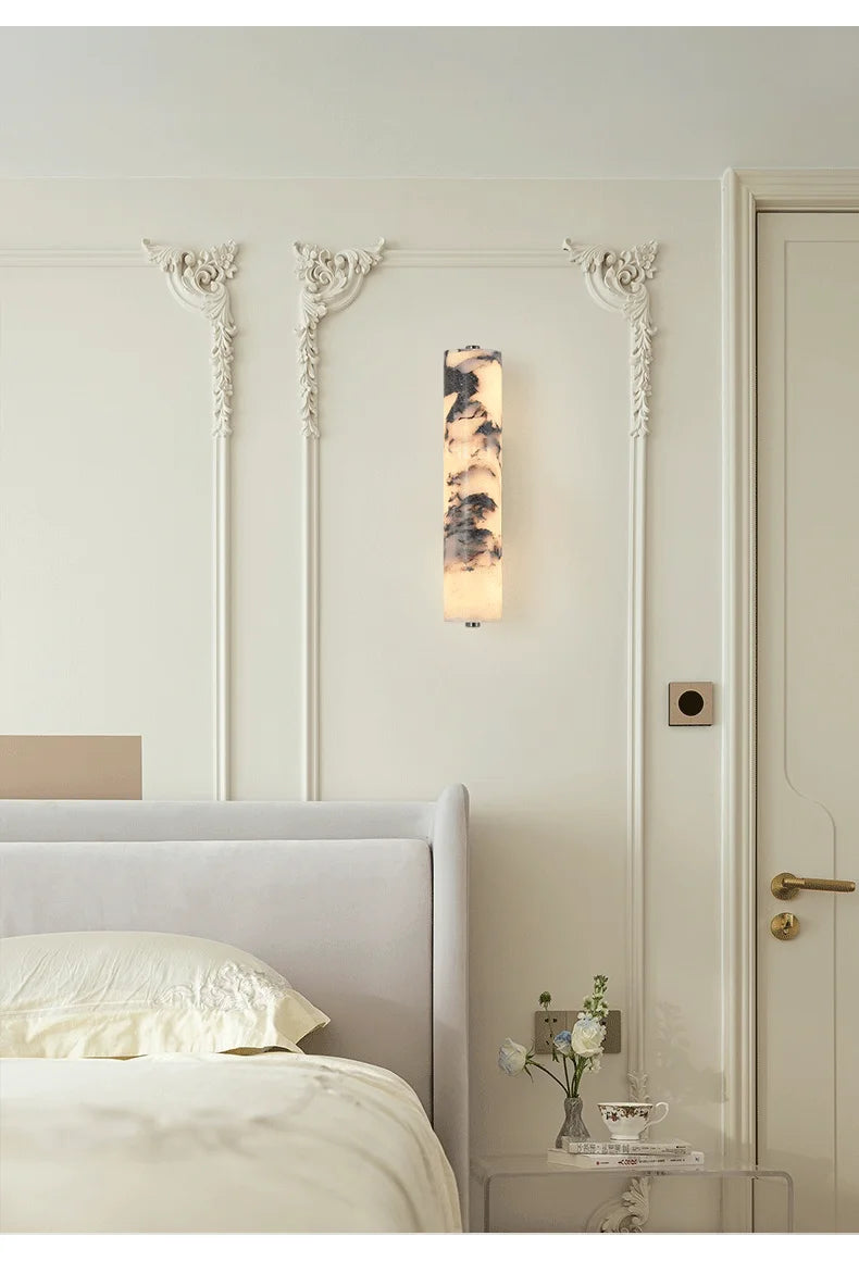 Home Deco Italian Black Marble Wall Lamp