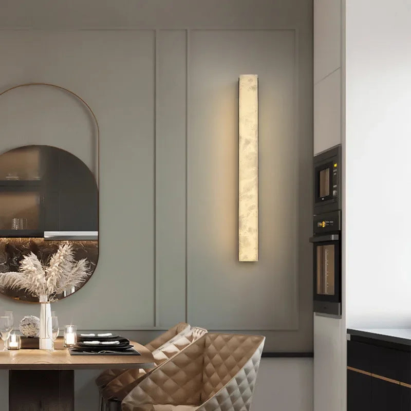 Home Deco Marble Copper Body Wall Lamp