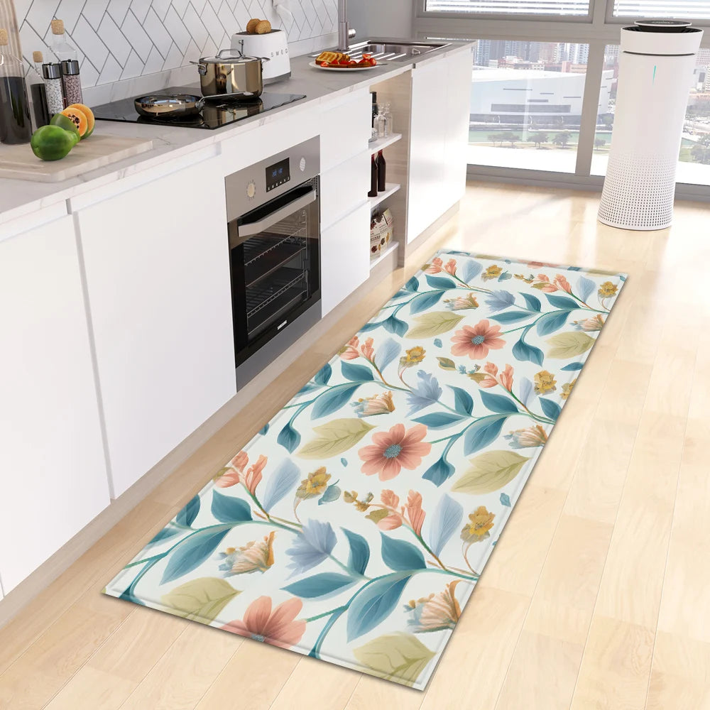 Kitchen Foot Mat Home House Living Room Bedroom Children Floor Decoration Carpet Balcony Entrance Hallway Door Bath Non-Slip Rug