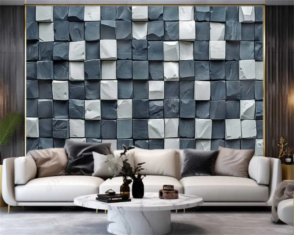 Ella's Customized Modern Chinese Abstract Art Wallpaper: Elevate Your Home Decor