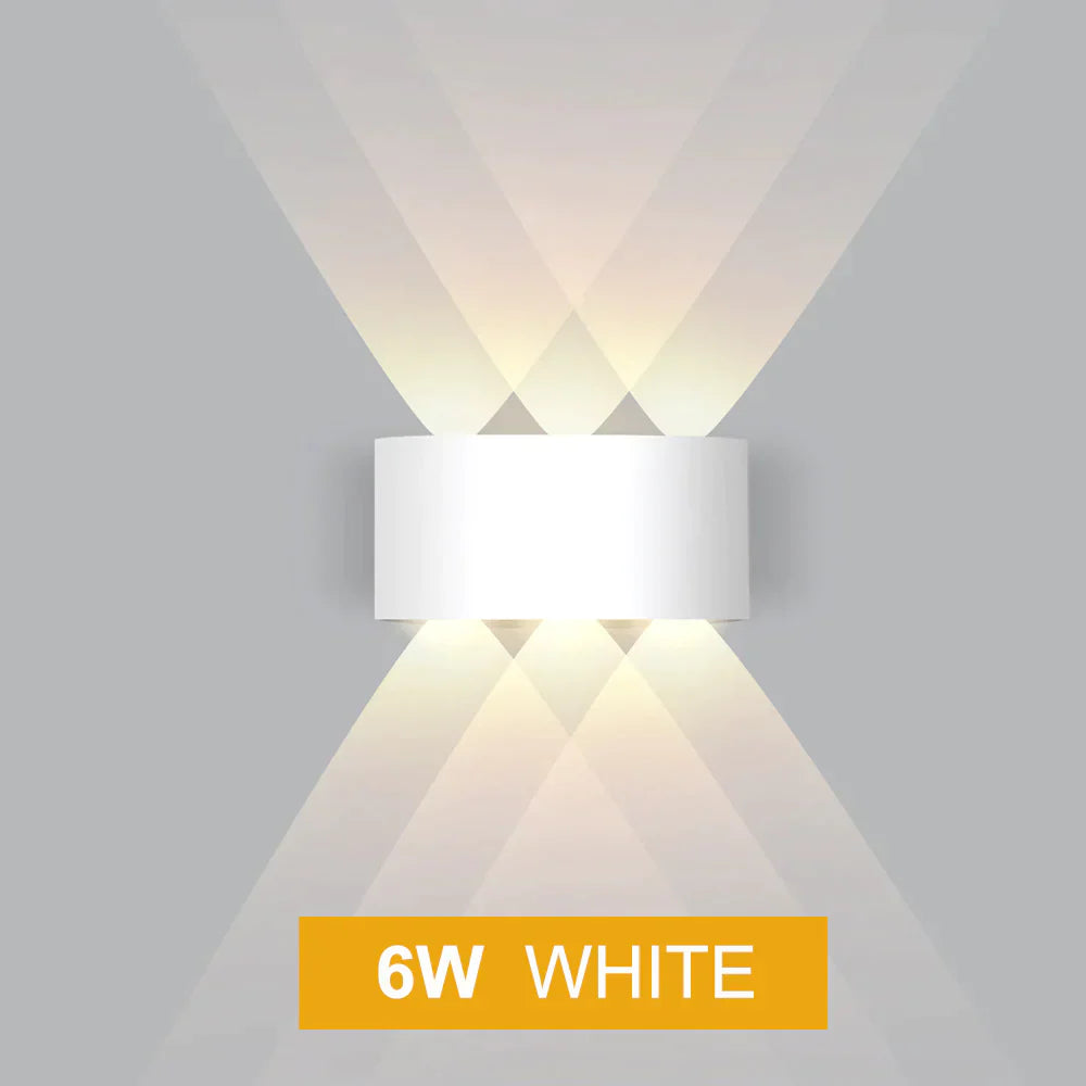 LED Wall Light Outdoor Waterproof Modern Nordic Style Indoor Wall Lamps Living Room Porch Garden Lamp 2W 4W 6W 8W 12W NR-69
