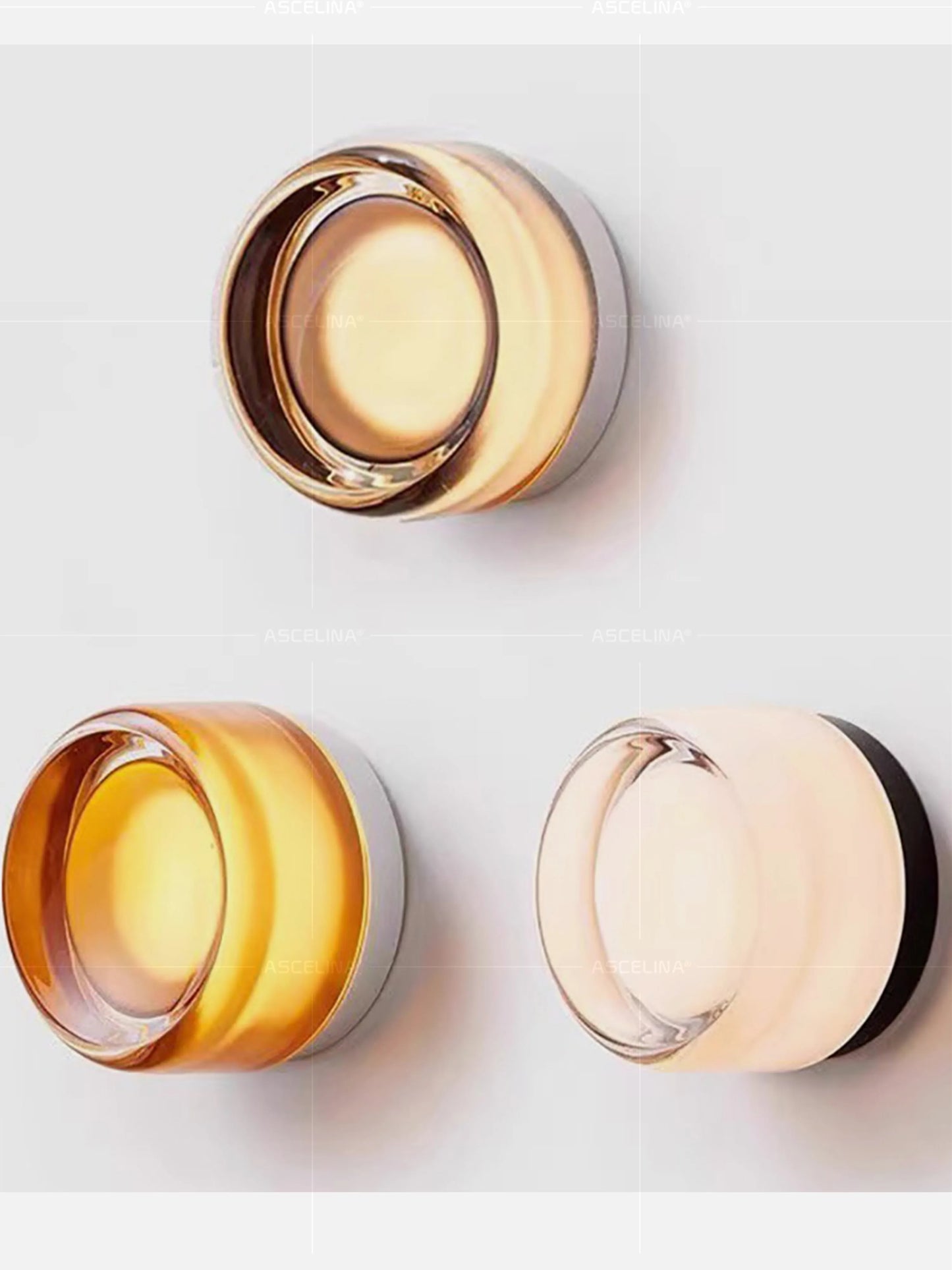 Home Deco Nordic Round Glass Wall Light