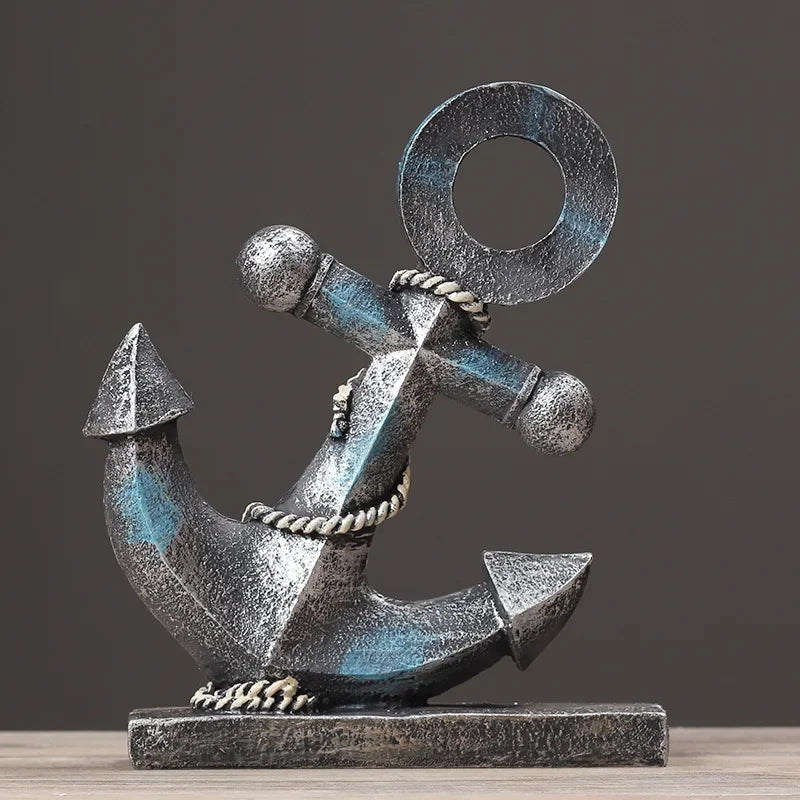 Madelynn Vintage Resin Boat Anchor Model