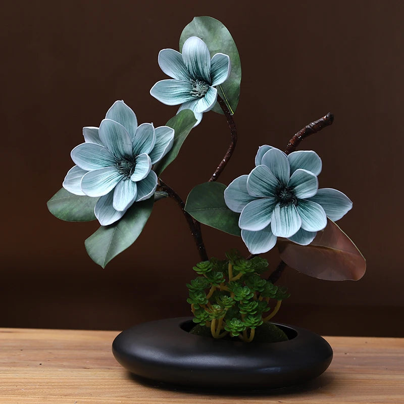 Ensemble de vases en céramique modernes Azariah Magnolia