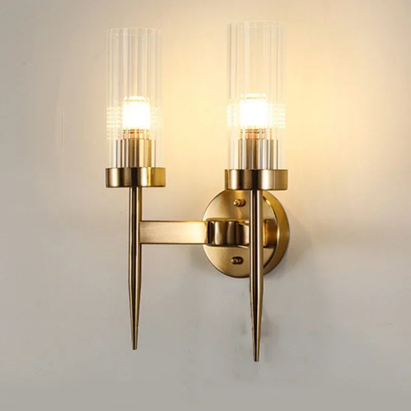 Home Deco Minimalist Glass LED Wall Lamp
