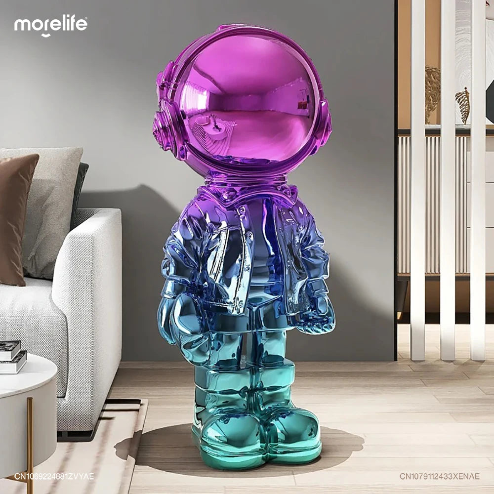 Statue d'astronaute en résine de 70 cm d'Autumn