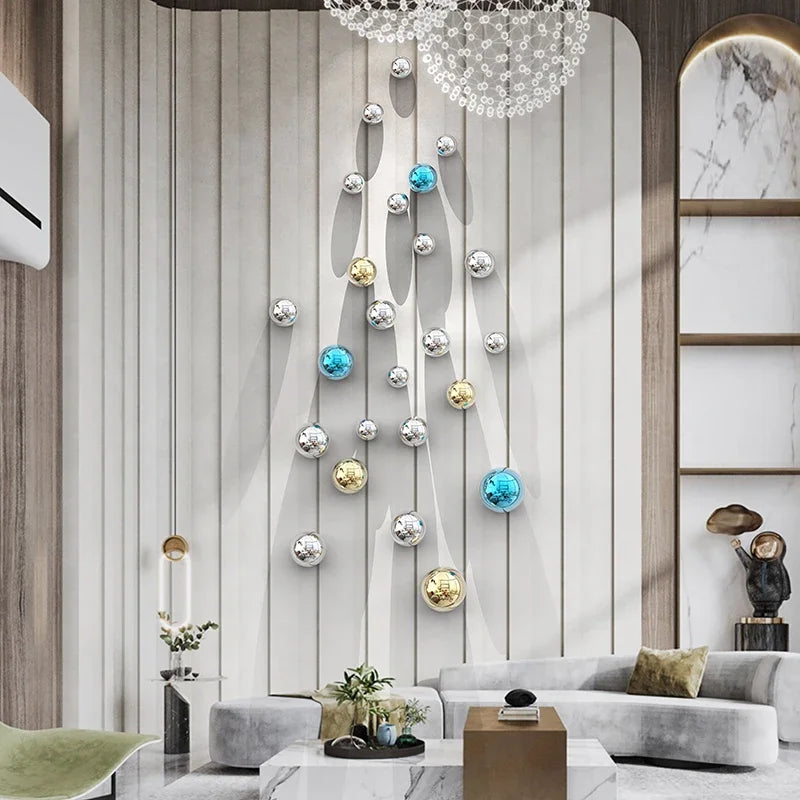 Brittany Nordic Stereo Resin Background Wall Decor Ball
