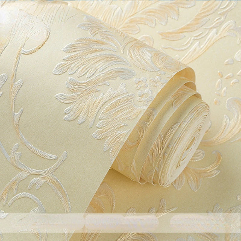 Papier peint floral 3D rose d'Aria : transformez la chambre de votre fille avec style