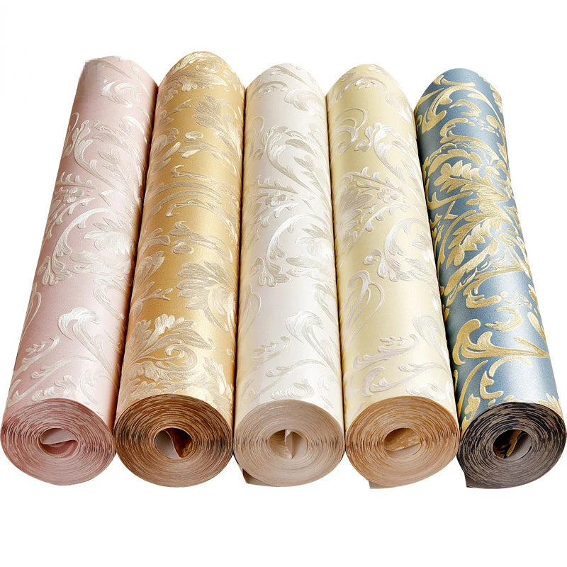 Papier peint floral 3D rose d'Aria : transformez la chambre de votre fille avec style