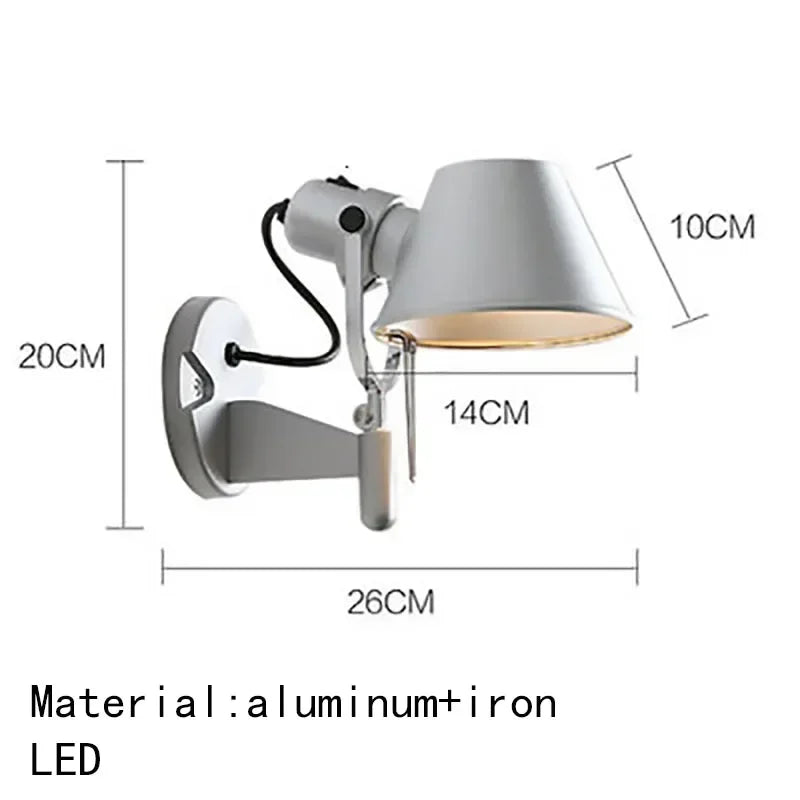 Home Deco Italian Long Arm LED Wall Lamp