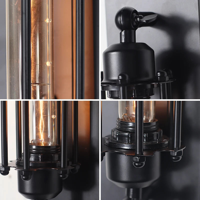 Home Deco Retro Industrial Iron Wall Light