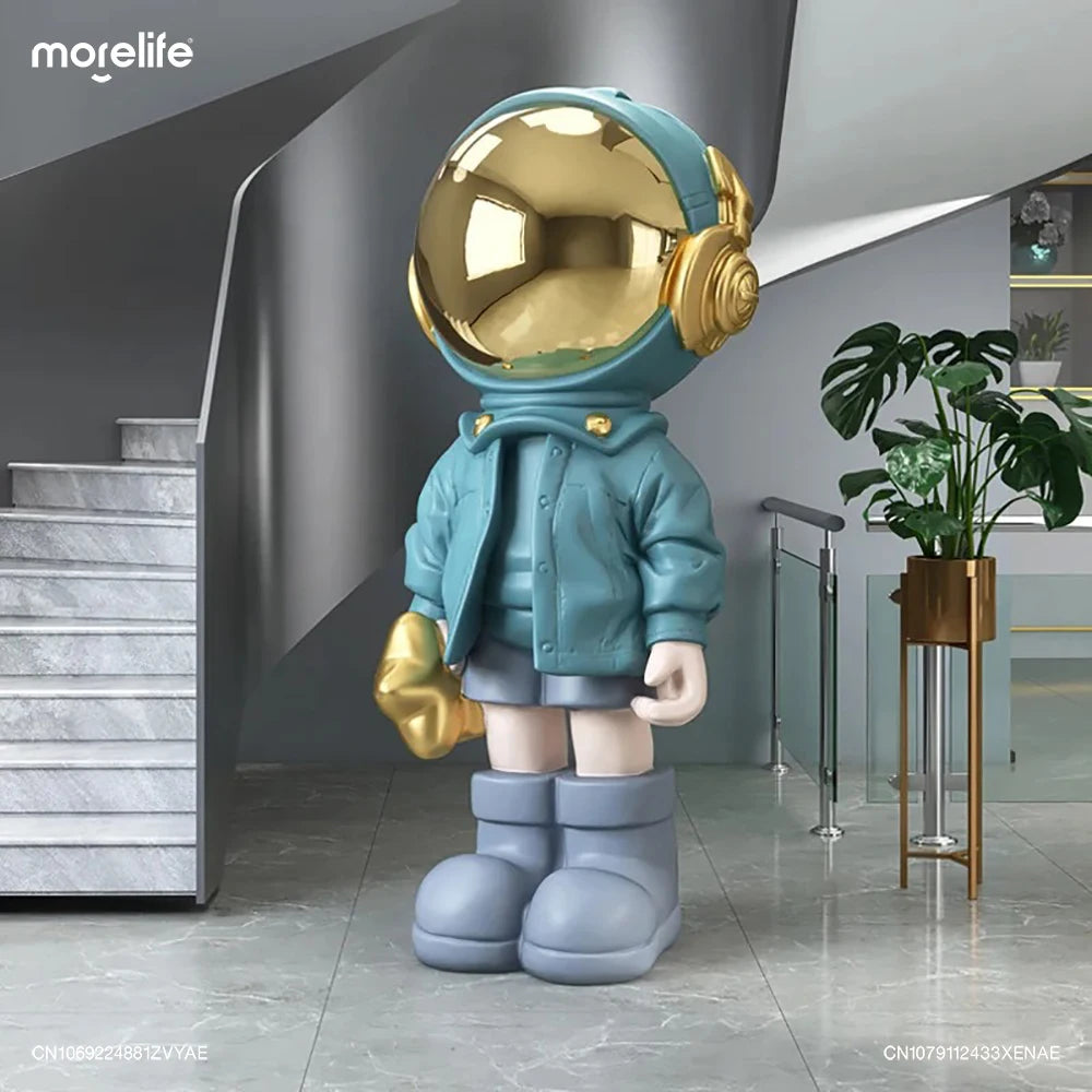 Statue d'astronaute en résine de 70 cm d'Autumn