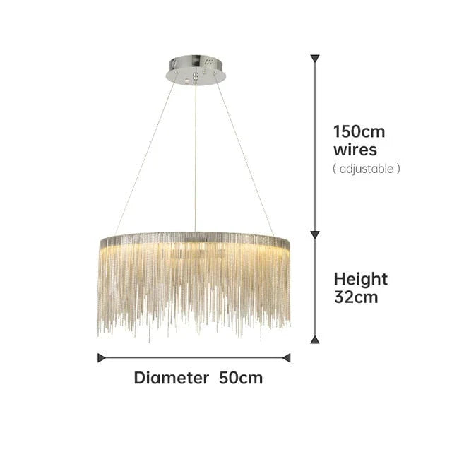 Aurora - Rectangle Led Chandelier