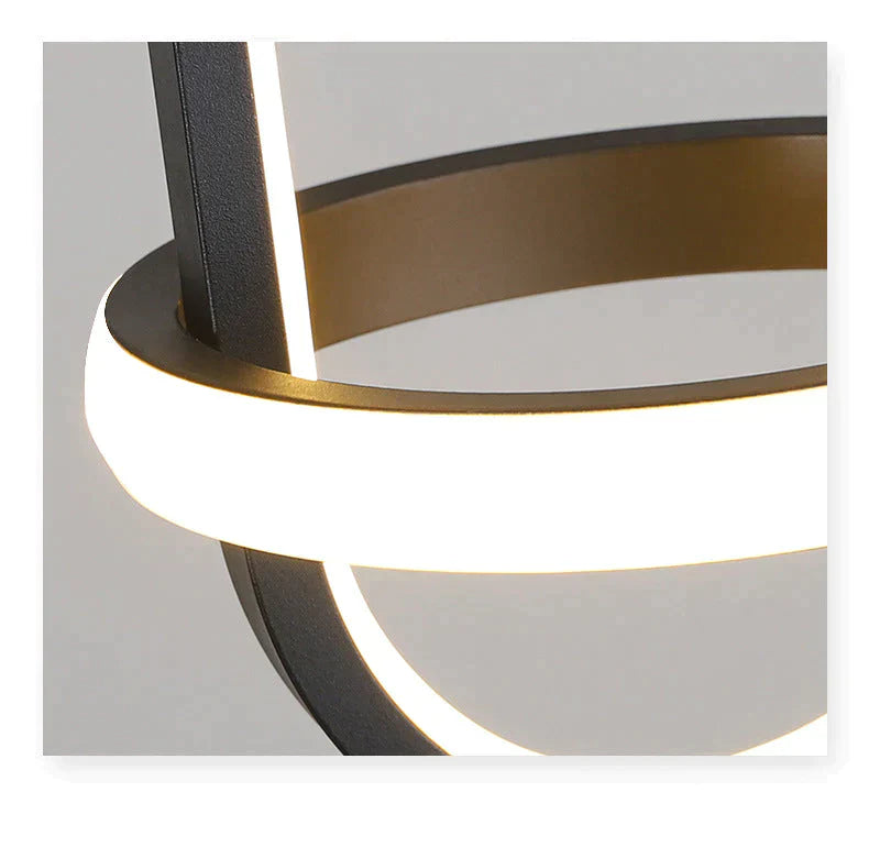 Lustre de chevet Lampe d'ambiance moderne simple et longue