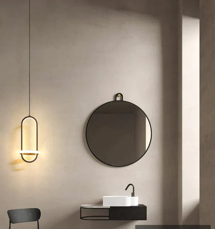 Lustre de chevet Lampe d'ambiance moderne simple et longue