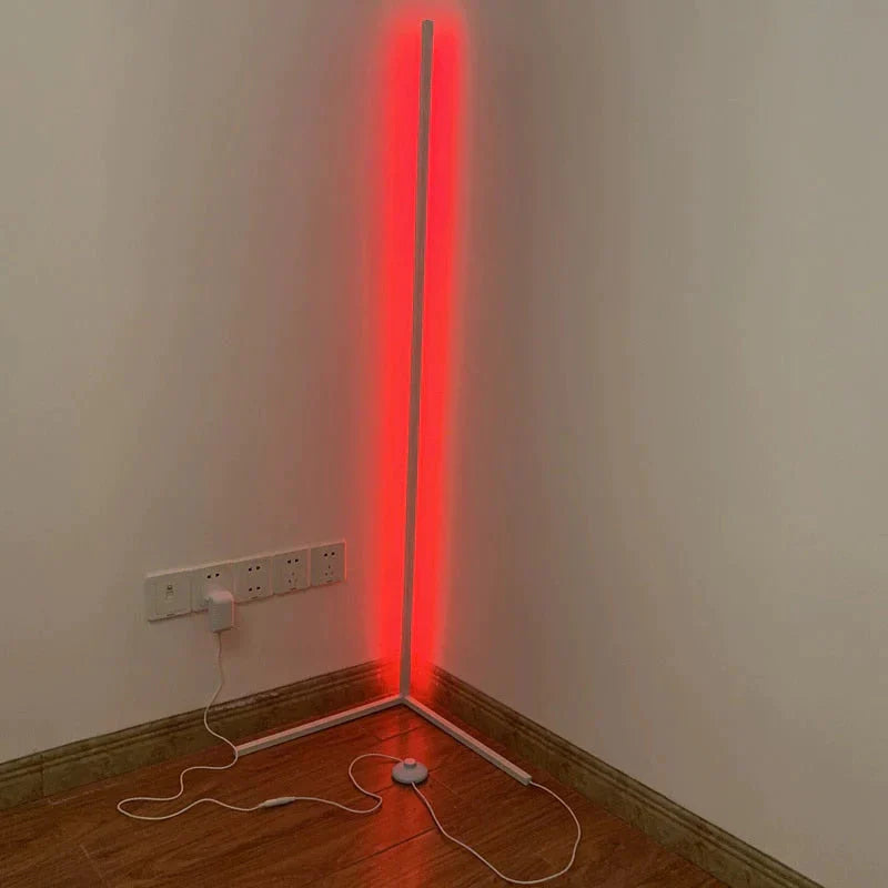Dimming Black White Floor Lamp Modern RGB Remote LED Floor Lamps Standing Lamp simple corner standing Lamp corner light dropship