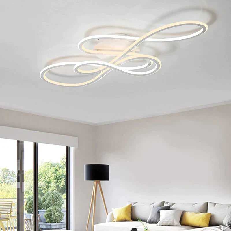 Plafonniers à LED modernes à double lueur pour salon chambre à coucher Lamparas De Techo Plafonniers à intensité variable Luminaires