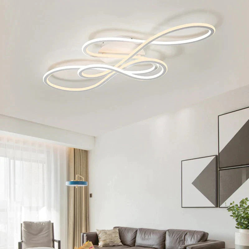 Plafonniers à LED modernes à double lueur pour salon chambre à coucher Lamparas De Techo Plafonniers à intensité variable Luminaires