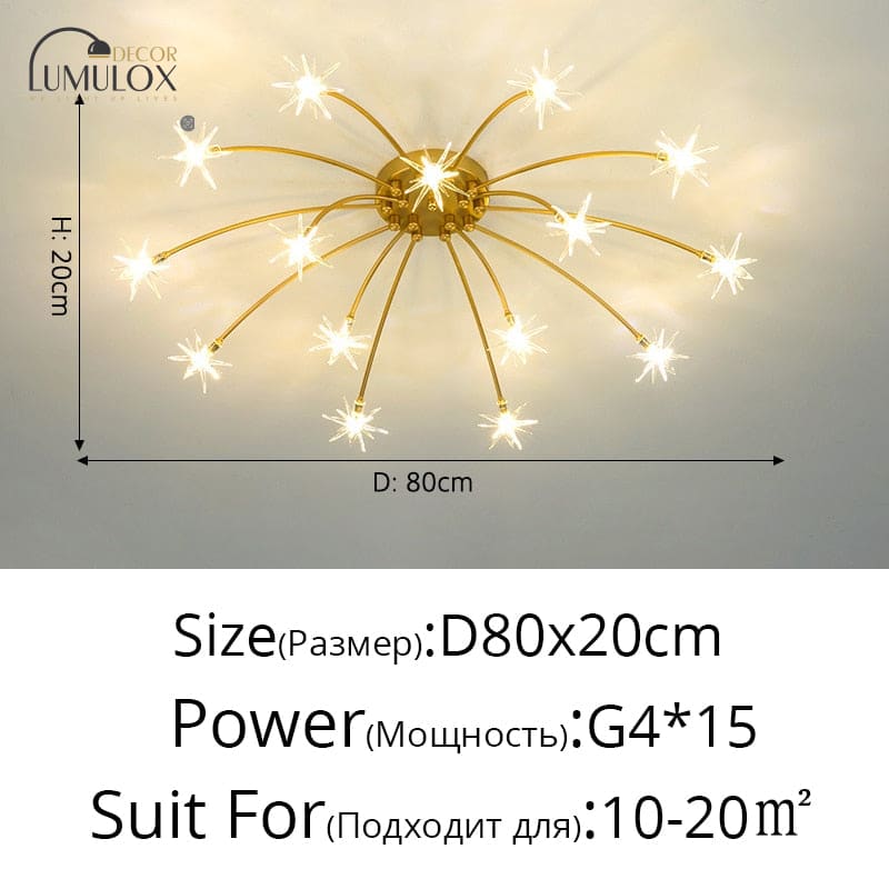 Glory - LED Flowers Chandeliers