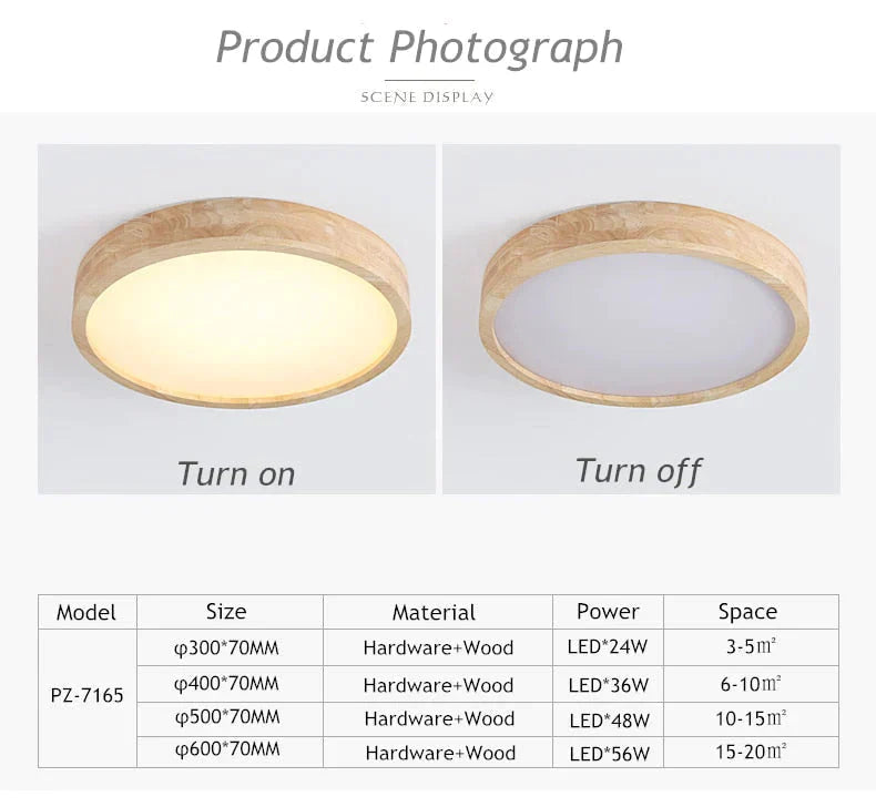 Helena- Plafonnier LED Moderne Lampe Panneau Salon Luminaire Rond Télécommande