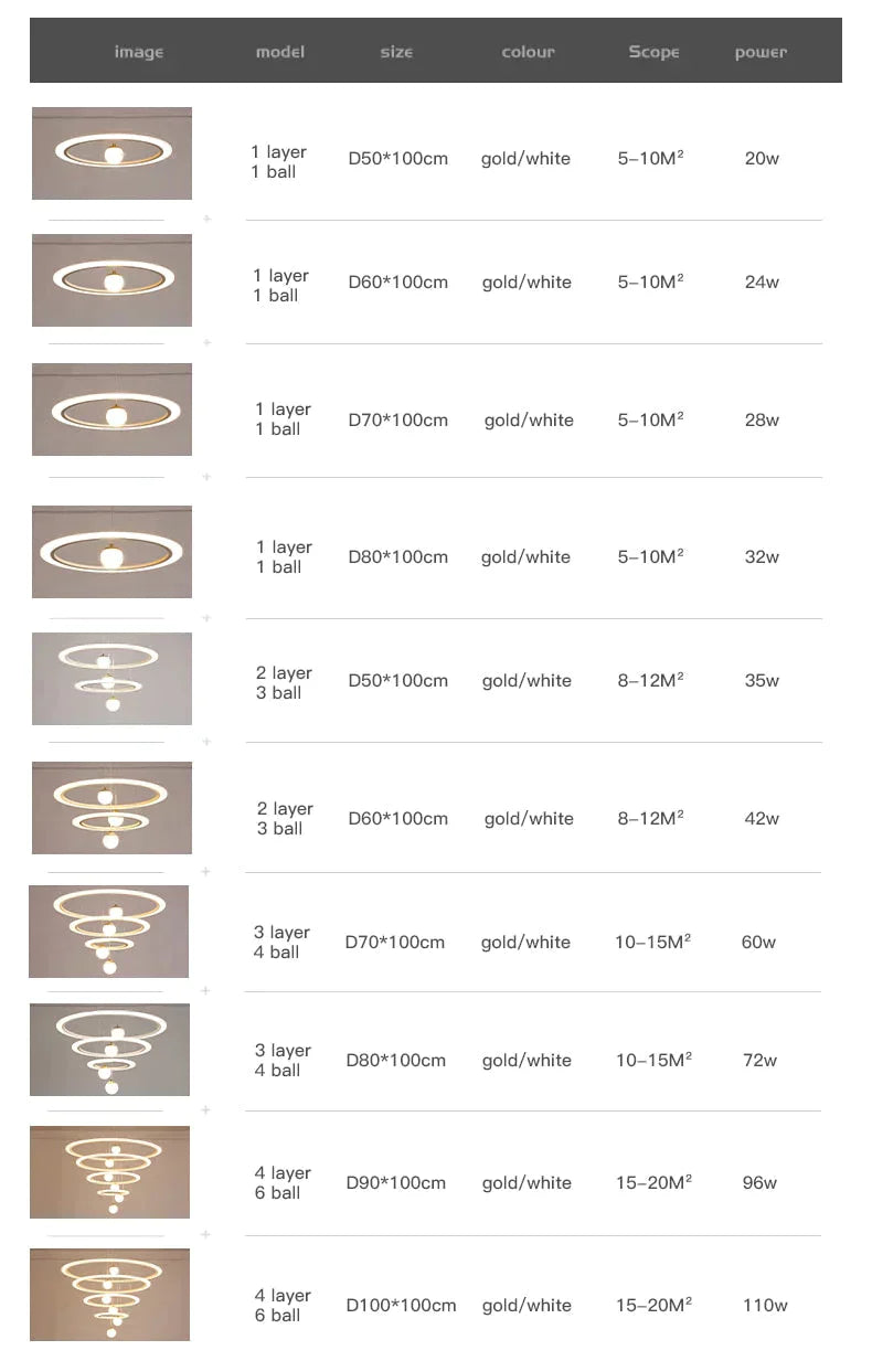 Laya - Minimalist Led Ring Pendant Light