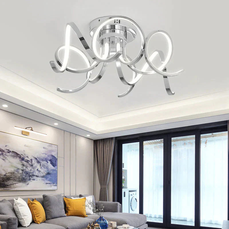 Lampe LED moderne en fer et cristal en aluminium et acrylique. Lumière LED. Lampes suspendues. Lampe suspendue à LED. Lampe suspendue pour le hall de la chambre