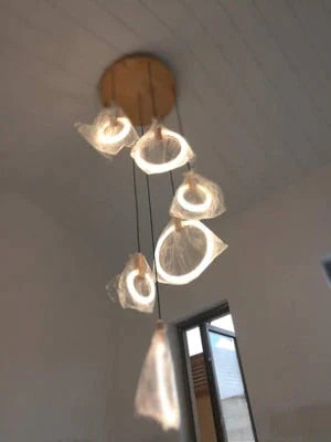 LED Nordic Wooden Iron Acryl Rings DIY LED Lamp LED Light.Pendant Lights.Pendant Lamp.Pendant light For Dinning Room Foyer
