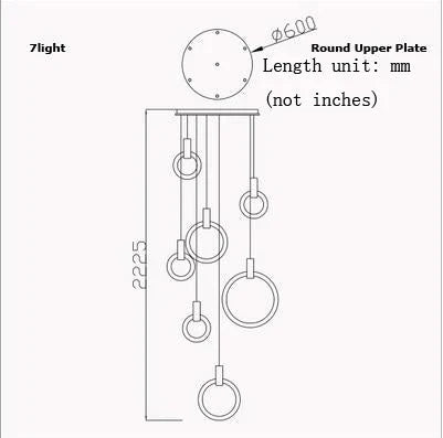 LED Nordic Wooden Iron Acryl Rings DIY LED Lamp LED Light.Pendant Lights.Pendant Lamp.Pendant light For Dinning Room Foyer