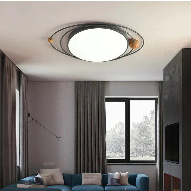 Light In The Bedroom Nordic Minimalist Modern Creative Planet Lights Multicolor LED Ceiling Lamps