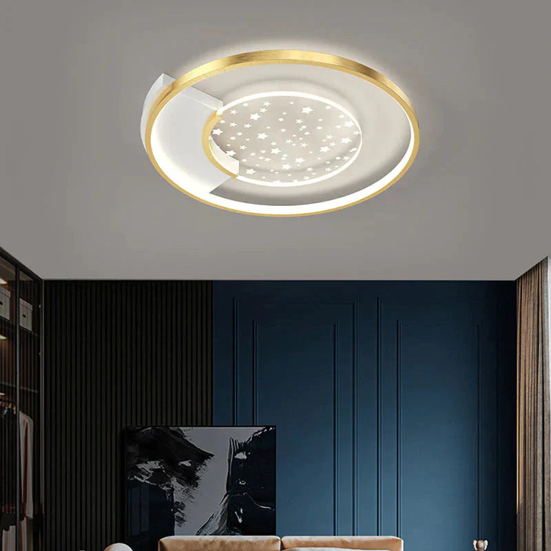 Lampe de salon Lampe de plafond en forme d'étoile Lampe de couloir simple et moderne Lampe de chambre principale créative Lampe de chambre à coucher de luxe