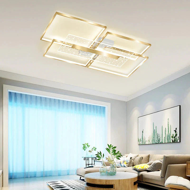 Lampe de salon Lampe de plafond en forme d'étoile Lampe de couloir simple et moderne Lampe de chambre principale créative Lampe de chambre à coucher de luxe