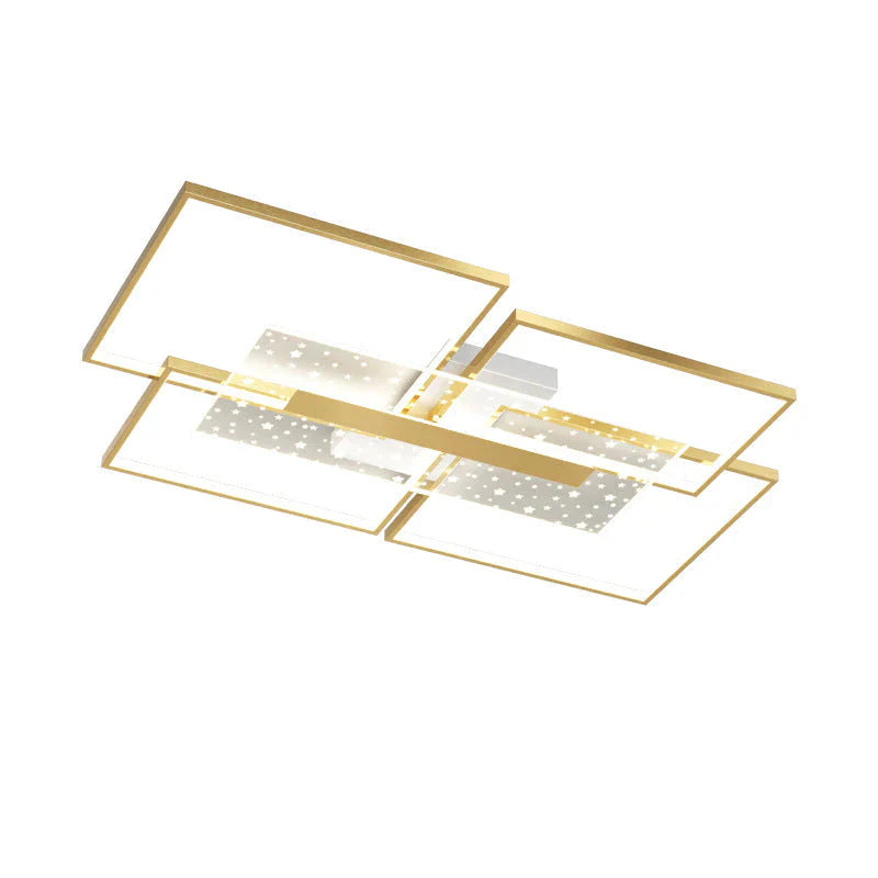 Lampe de salon Lampe de plafond en forme d'étoile Lampe de couloir simple et moderne Lampe de chambre principale créative Lampe de chambre à coucher de luxe