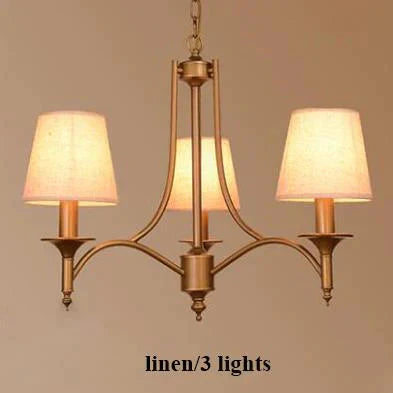 Metal Bronze Chandelier 6/8 Heads for living room