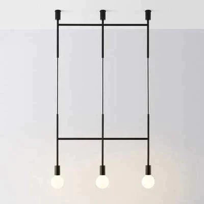 Lampe suspendue moderne en fer, branches créatives d'Europe du Nord, lampe suspendue LOFT Luminarias, art géométrique industriel, lampe nordique