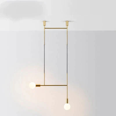 Lampe suspendue moderne en fer, branches créatives d'Europe du Nord, lampe suspendue LOFT Luminarias, art géométrique industriel, lampe nordique
