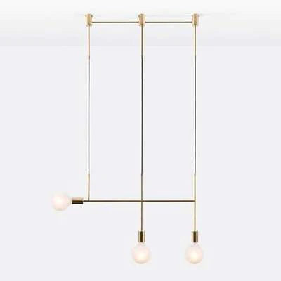 Lampe suspendue moderne en fer, branches créatives d'Europe du Nord, lampe suspendue LOFT Luminarias, art géométrique industriel, lampe nordique
