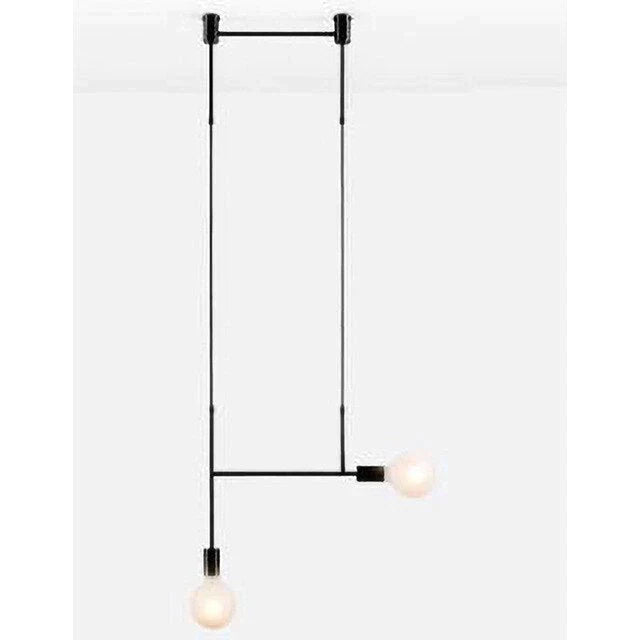 Lampe suspendue moderne en fer, branches créatives d'Europe du Nord, lampe suspendue LOFT Luminarias, art géométrique industriel, lampe nordique