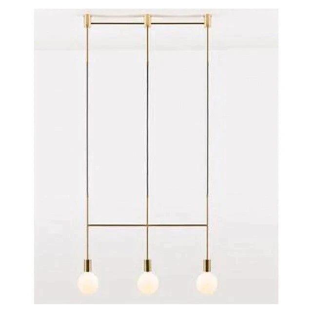 Lampe suspendue moderne en fer, branches créatives d'Europe du Nord, lampe suspendue LOFT Luminarias, art géométrique industriel, lampe nordique