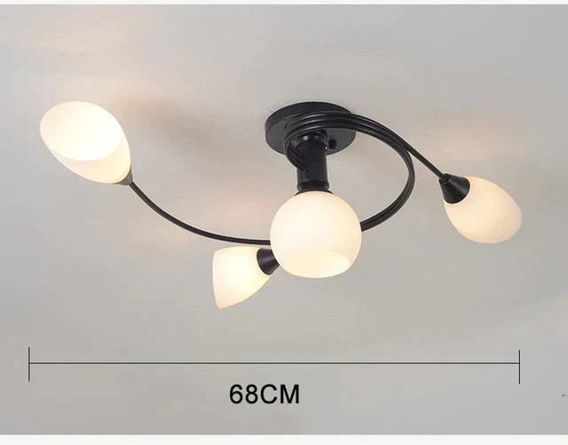 Modern Led Chandelier Ceiling Lamp Indoor Illuminate Lighting Avize Salon Lustres Childern Lights