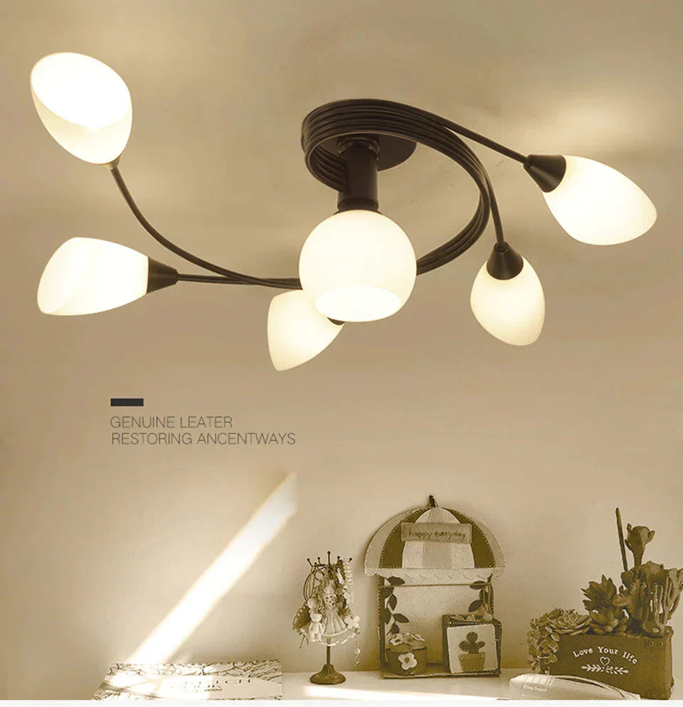 Modern LED Chandelier Ceiling Lamp Indoor Illuminate Lighting Avize Modern Salon Lustres Childern Ceiling Lights