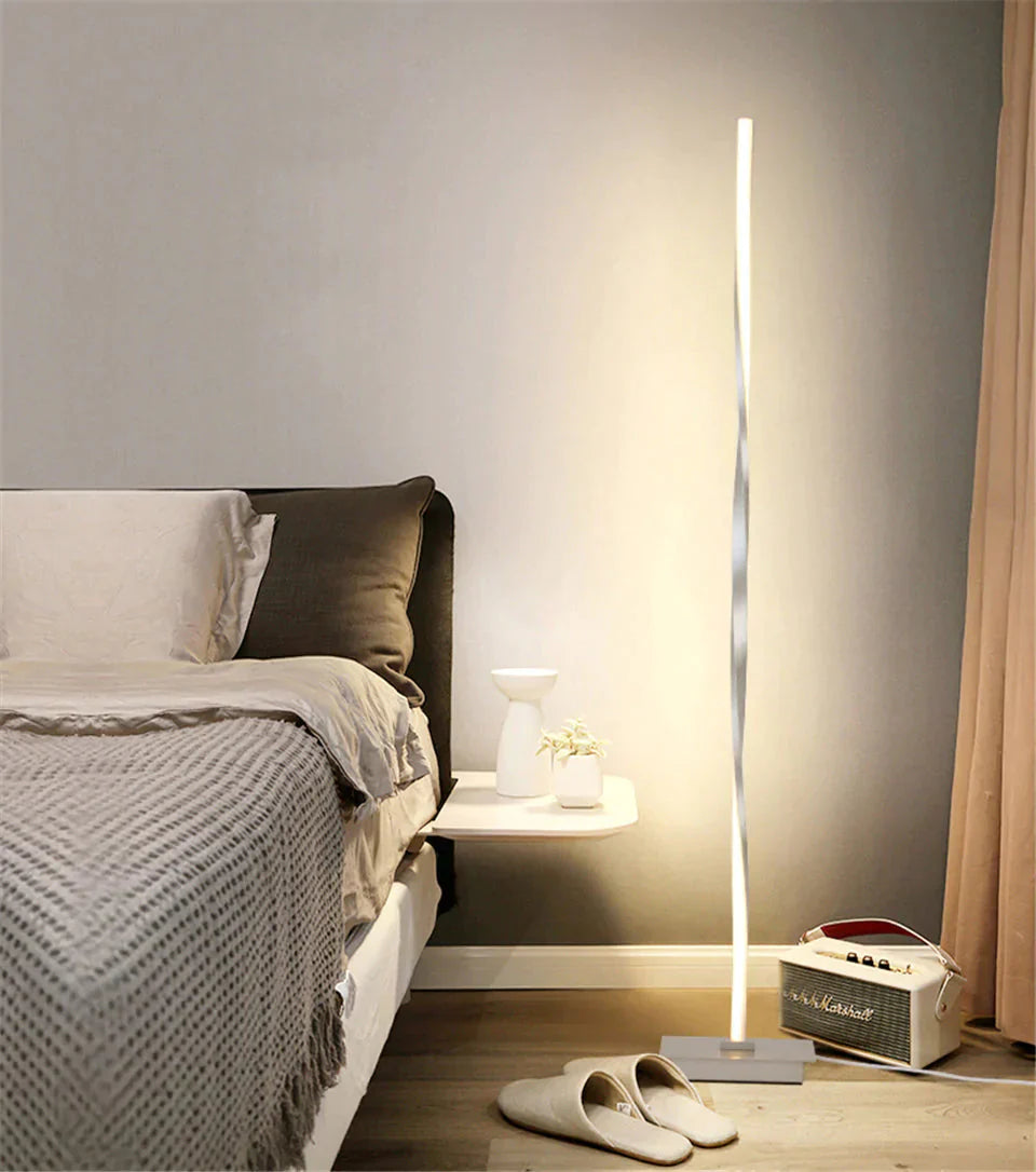 Modern LED RGB Floor Lights Lighting Living Room Bedroom Decor Floor Lamp Bedside Standing Lamp Nordic Indoor Standing Lighting