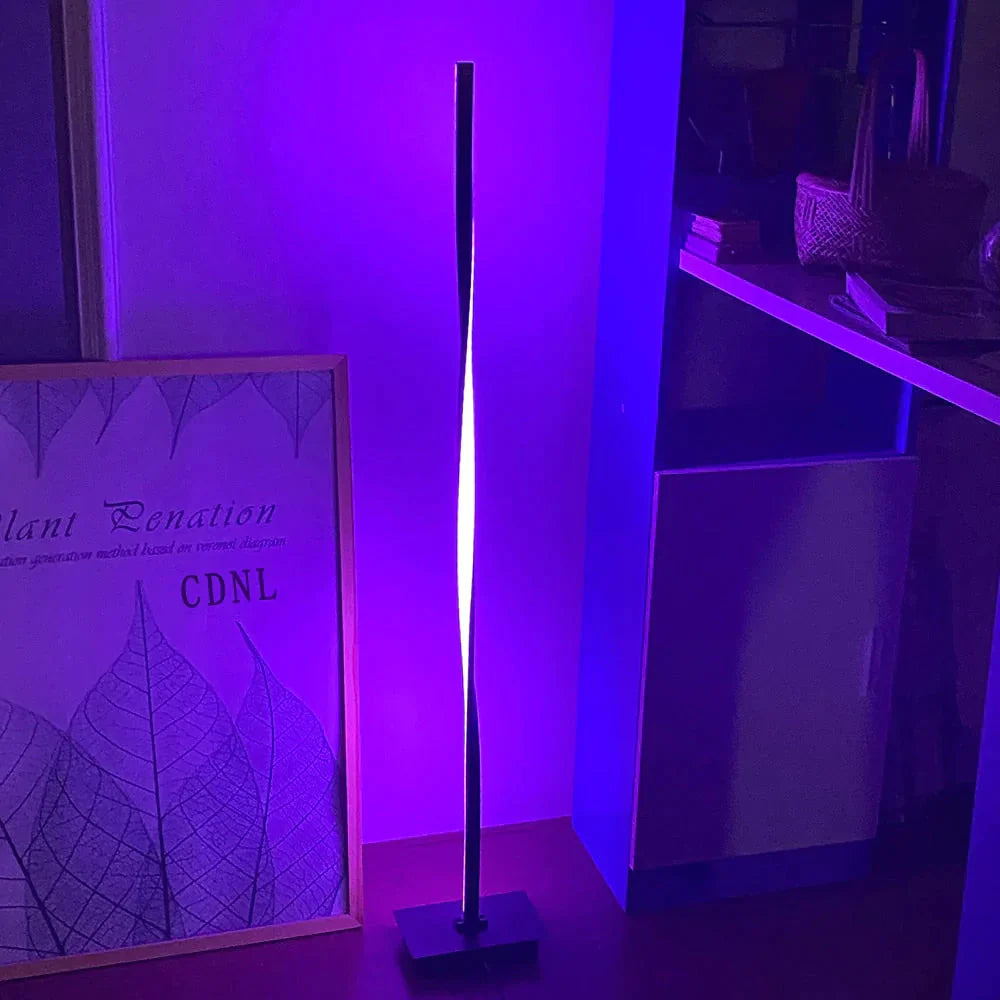 Modern LED RGB Floor Lights Lighting Living Room Bedroom Decor Floor Lamp Bedside Standing Lamp Nordic Indoor Standing Lighting