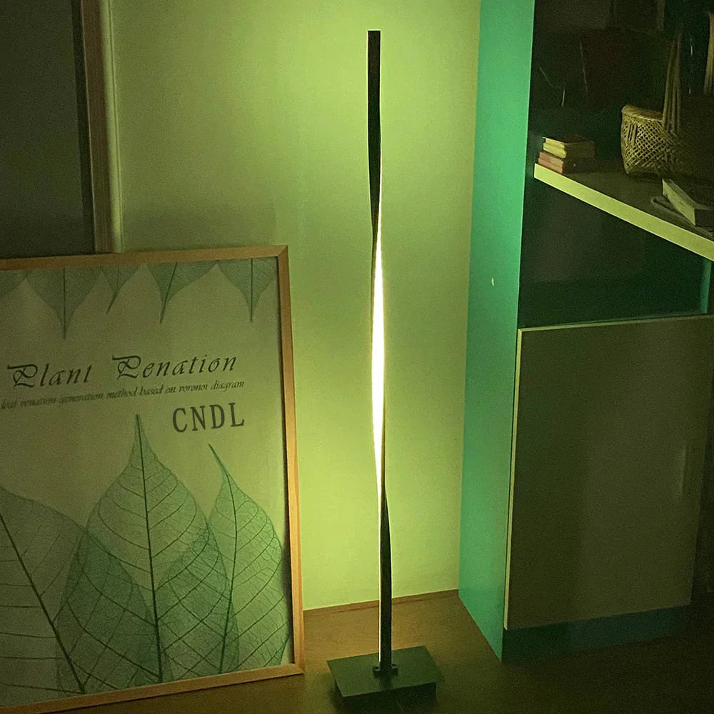 Modern LED RGB Floor Lights Lighting Living Room Bedroom Decor Floor Lamp Bedside Standing Lamp Nordic Indoor Standing Lighting