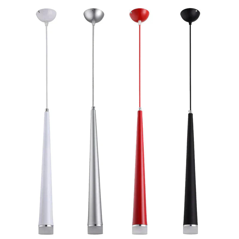 Lampes suspendues modernes 3W LED Lampes suspendues en forme de cône pour restaurant/salon/bar Lamparas Luminaire d'éclairage de décoration intérieure
