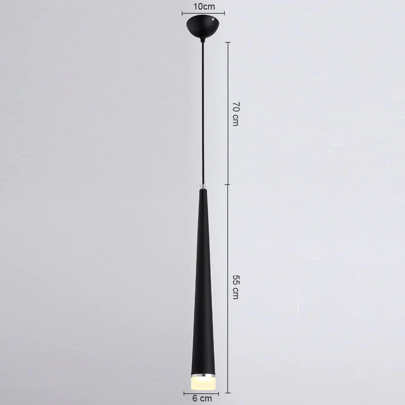 Lampes suspendues modernes 3W LED Lampes suspendues en forme de cône pour restaurant/salon/bar Lamparas Luminaire d'éclairage de décoration intérieure