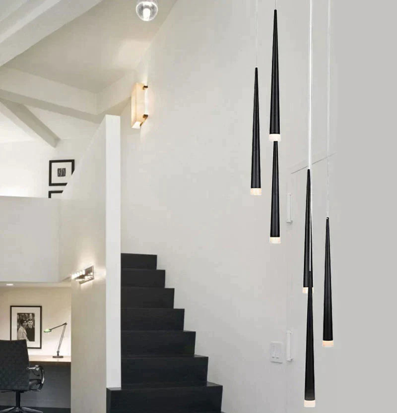 Lampes suspendues modernes 3W LED Lampes suspendues en forme de cône pour restaurant/salon/bar Lamparas Luminaire d'éclairage de décoration intérieure